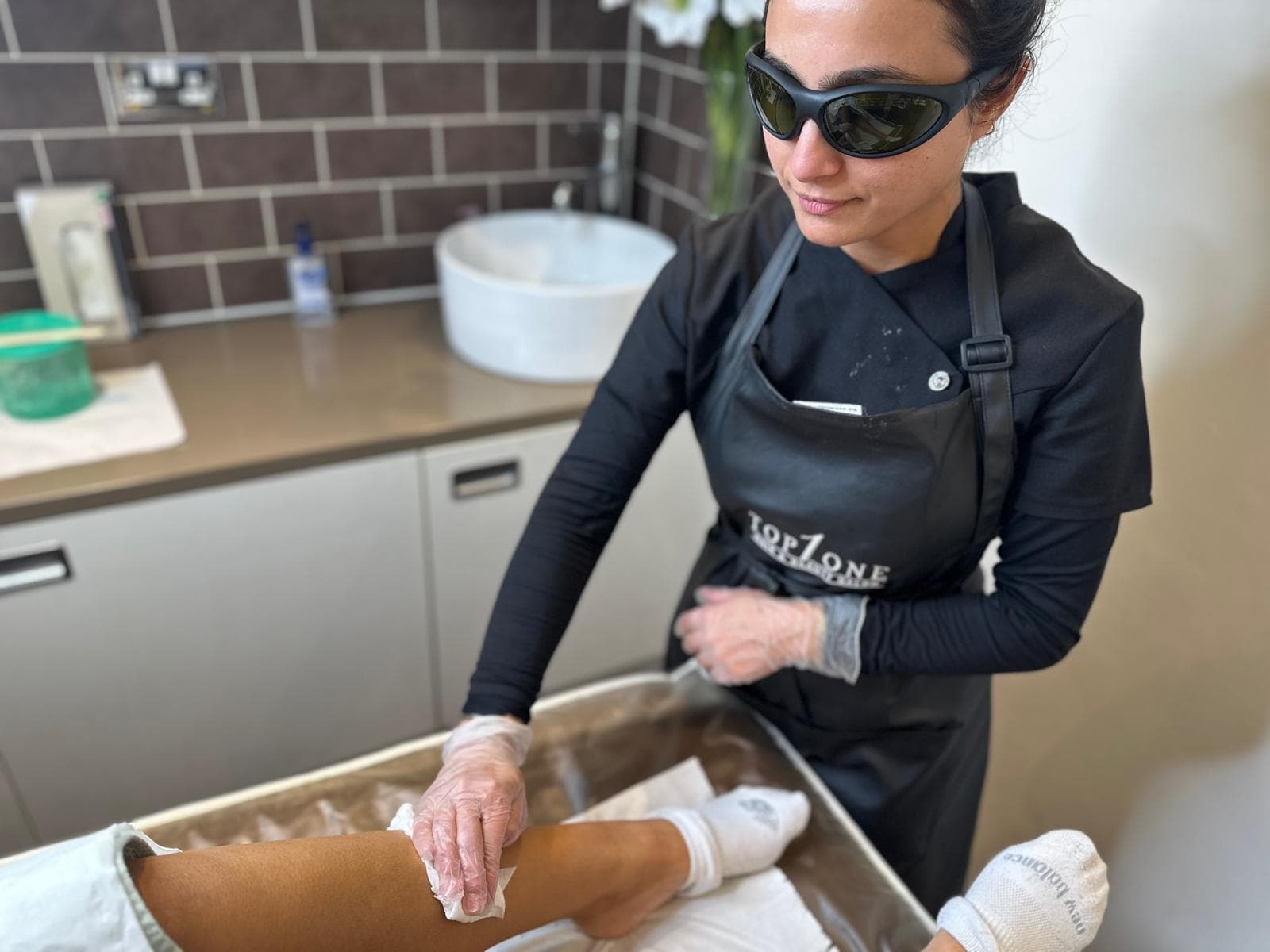 Laser aftercare and skin results