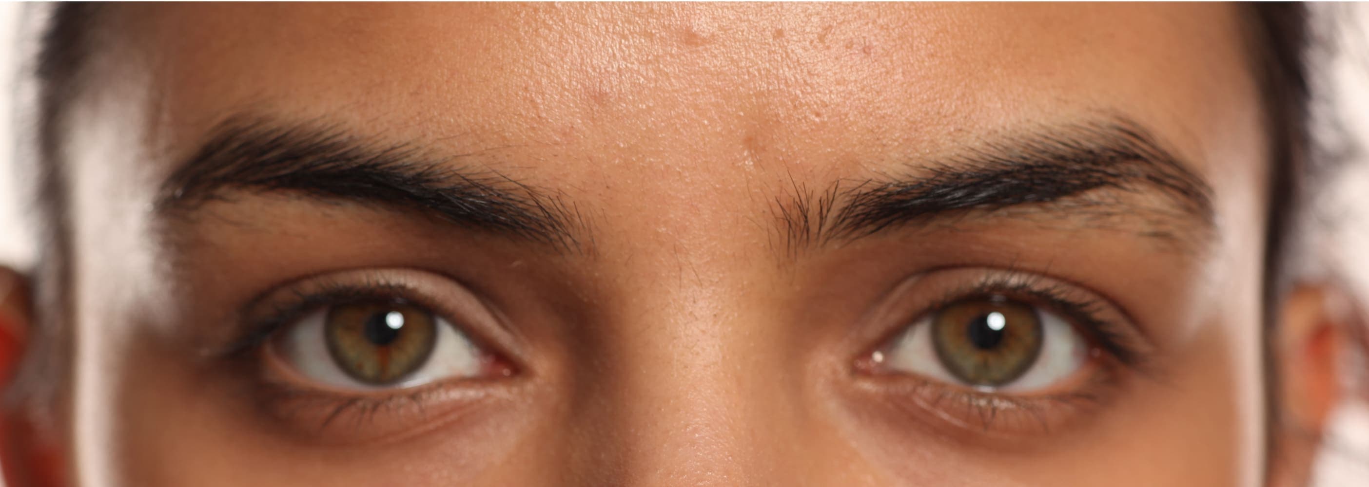 Eyebrows before threading