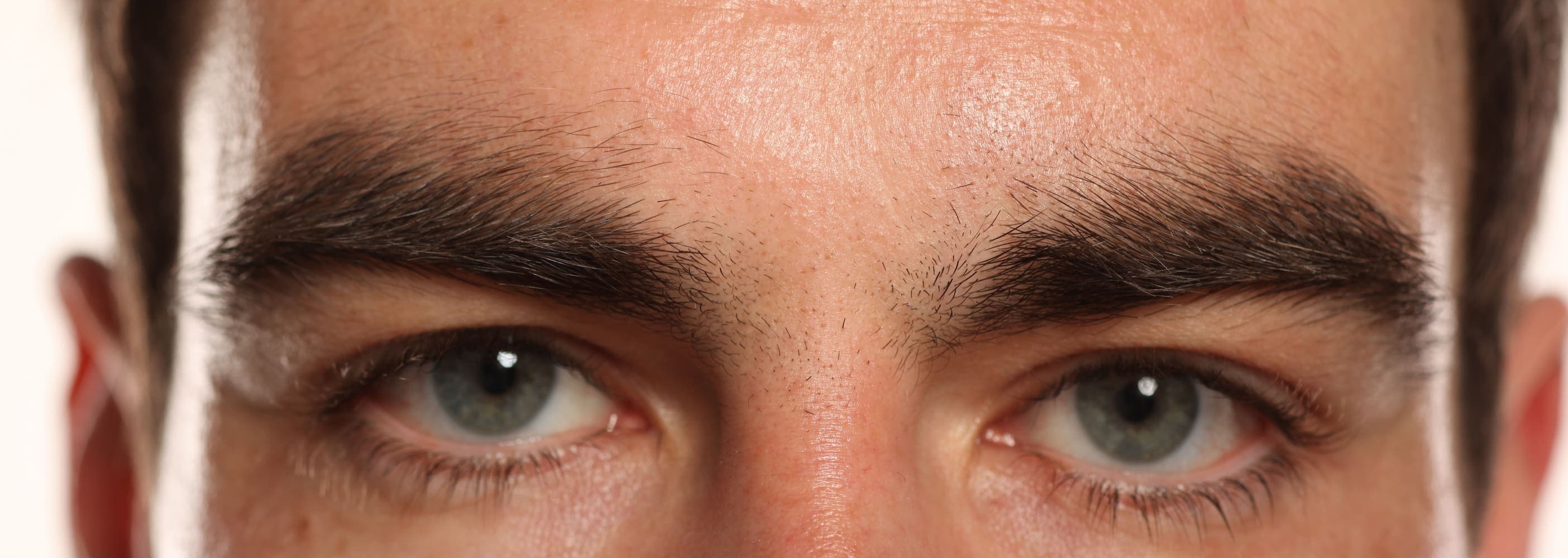 Mens brows before threading