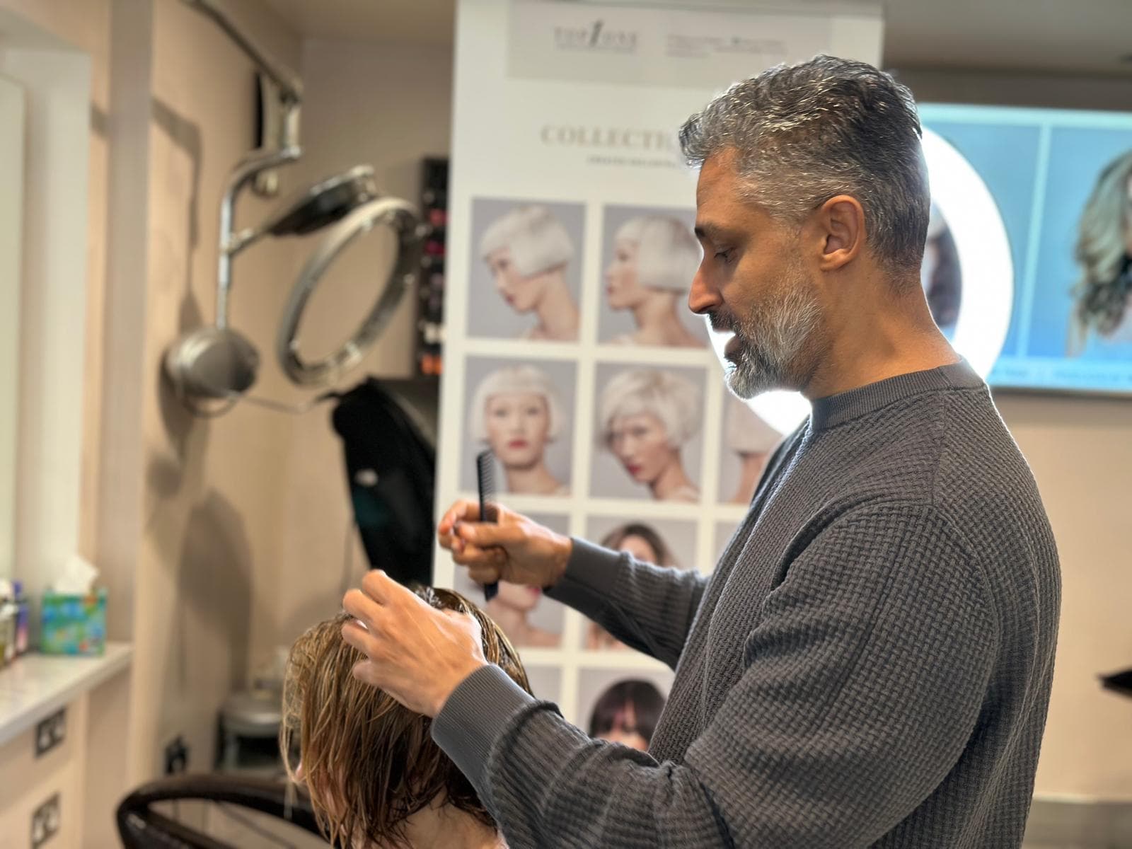 Ladies haircut consultation