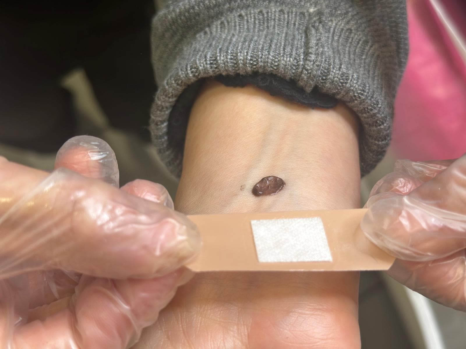 Patch test before brow or lash tinting