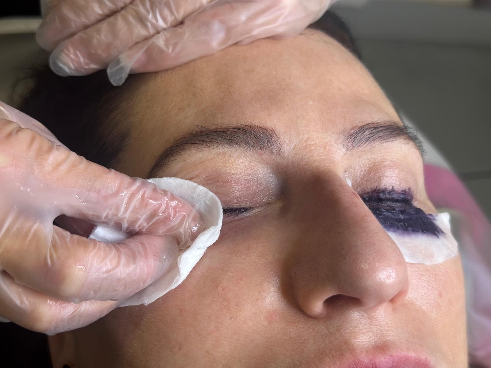 Tinting development and clean-up