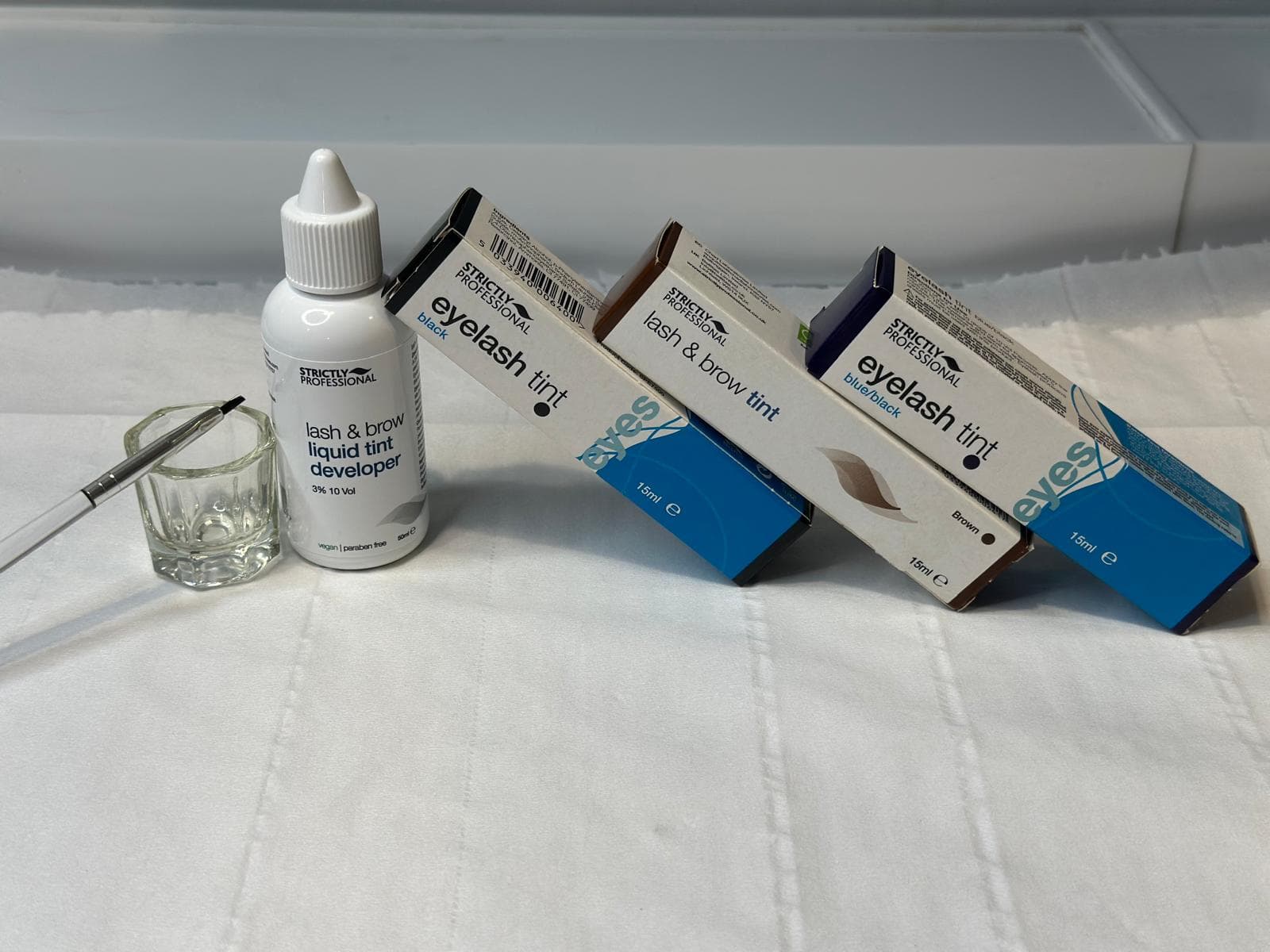 Tinting product sideways